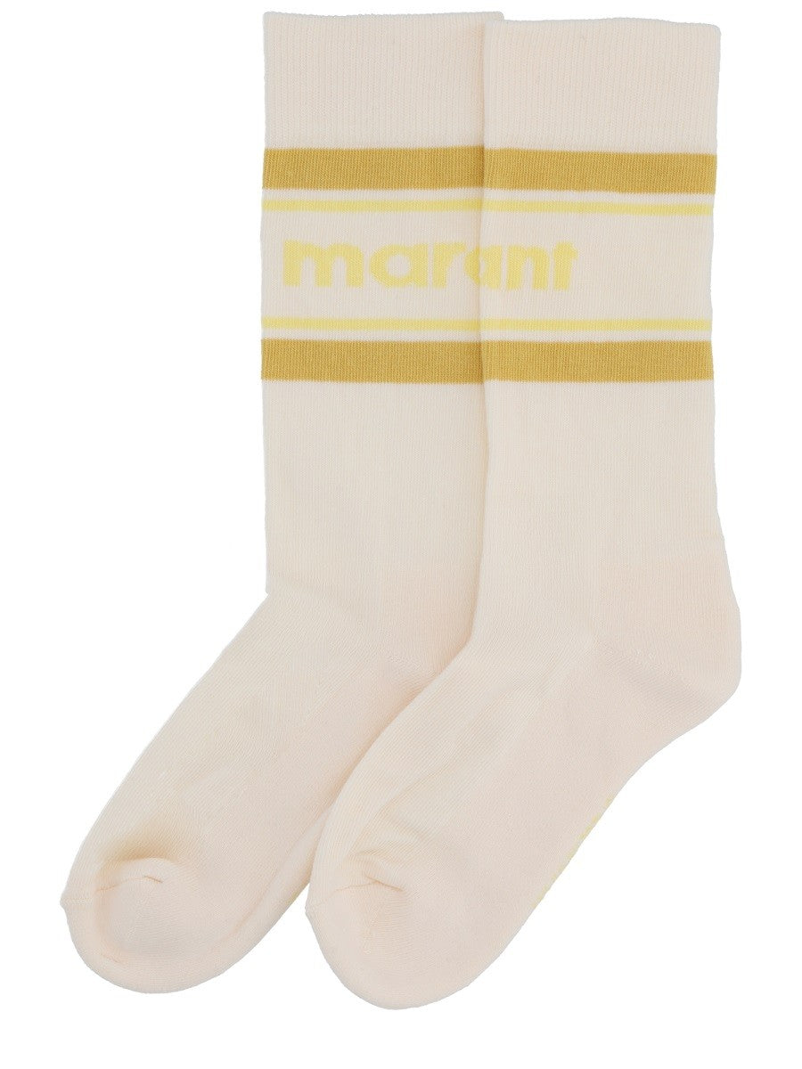 "DONA" SOCKS WITH LOGO