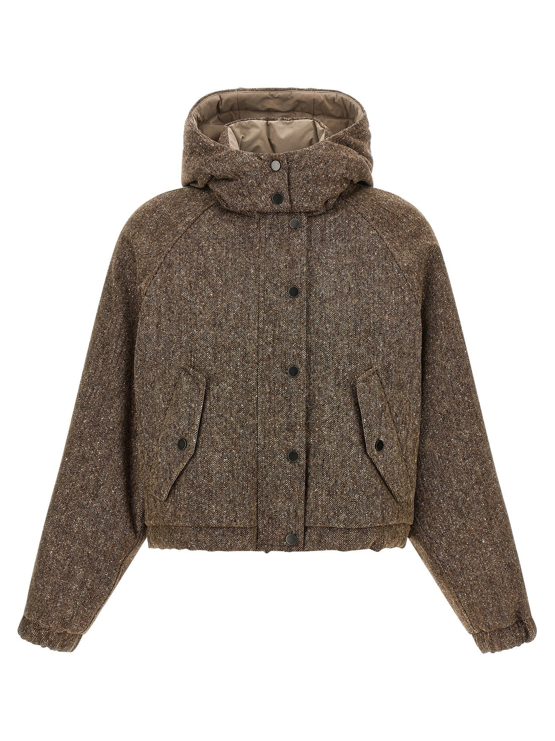 Brunello Cucinelli - Donegal tweed down jacket