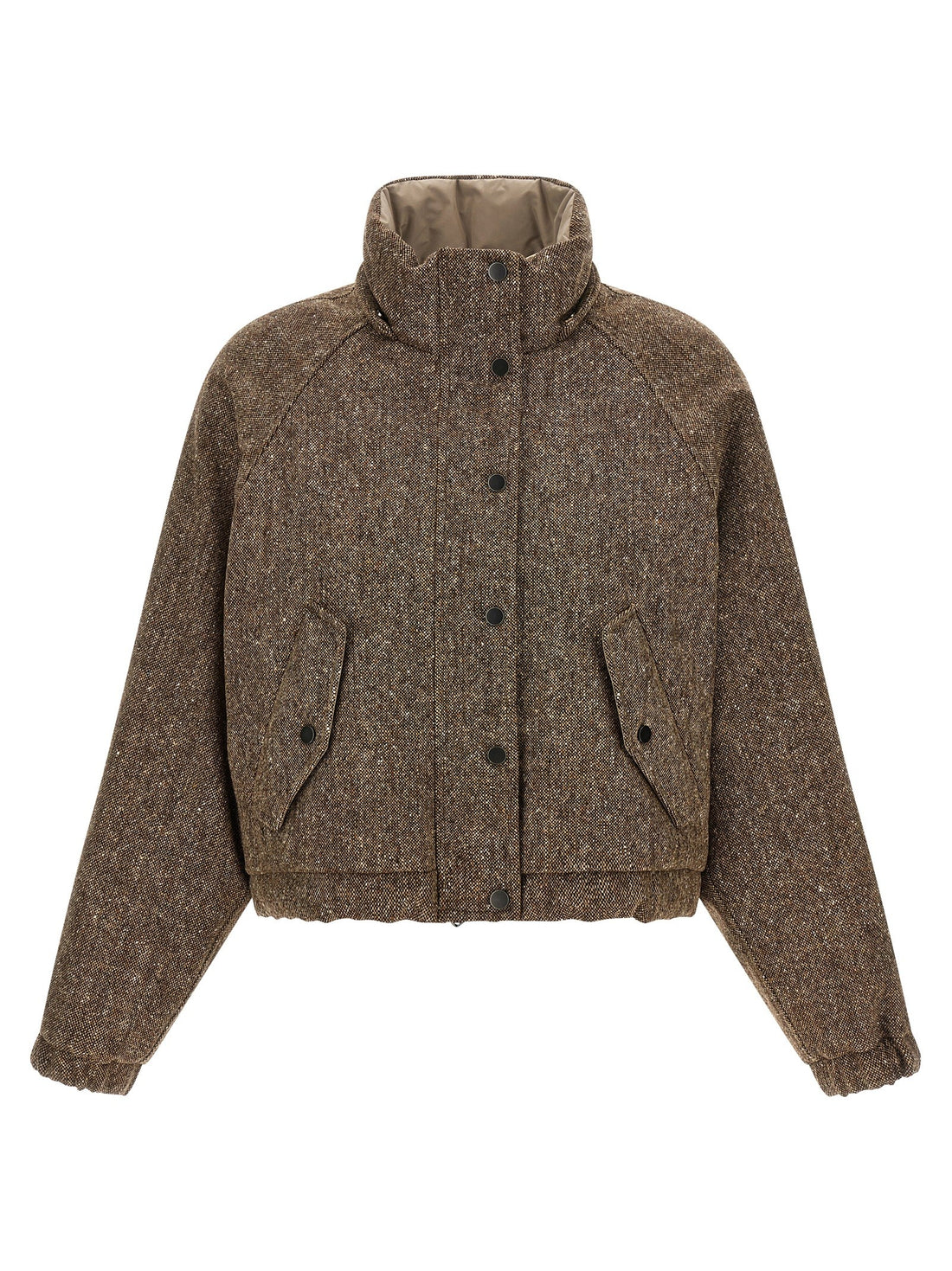 Brunello Cucinelli - Donegal tweed down jacket
