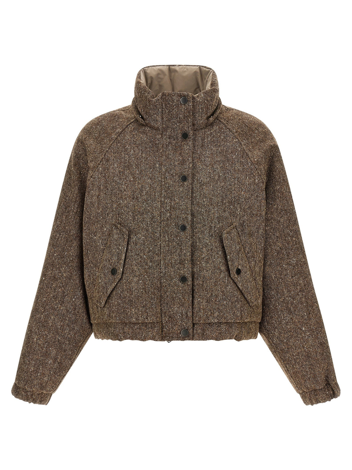 Brunello Cucinelli - Donegal tweed down jacket