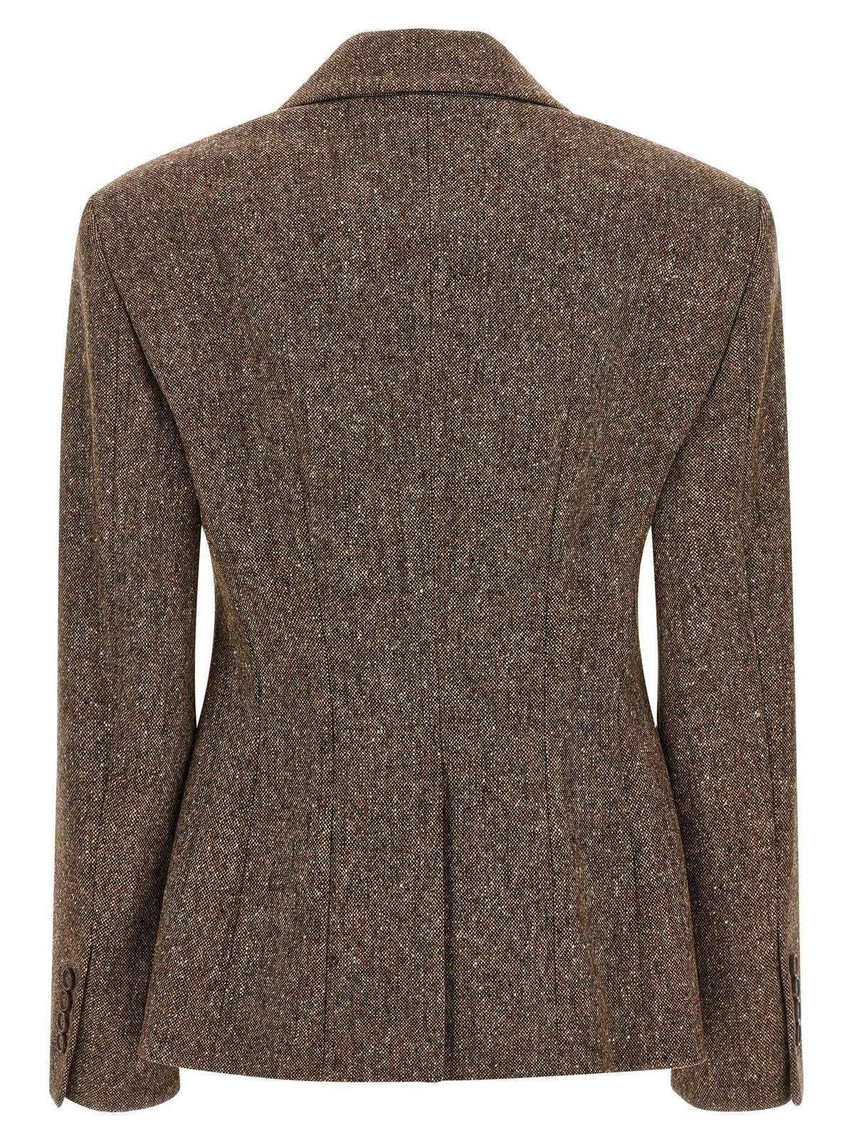 Brunello Cucinelli - Donegal wool double-breasted blazer