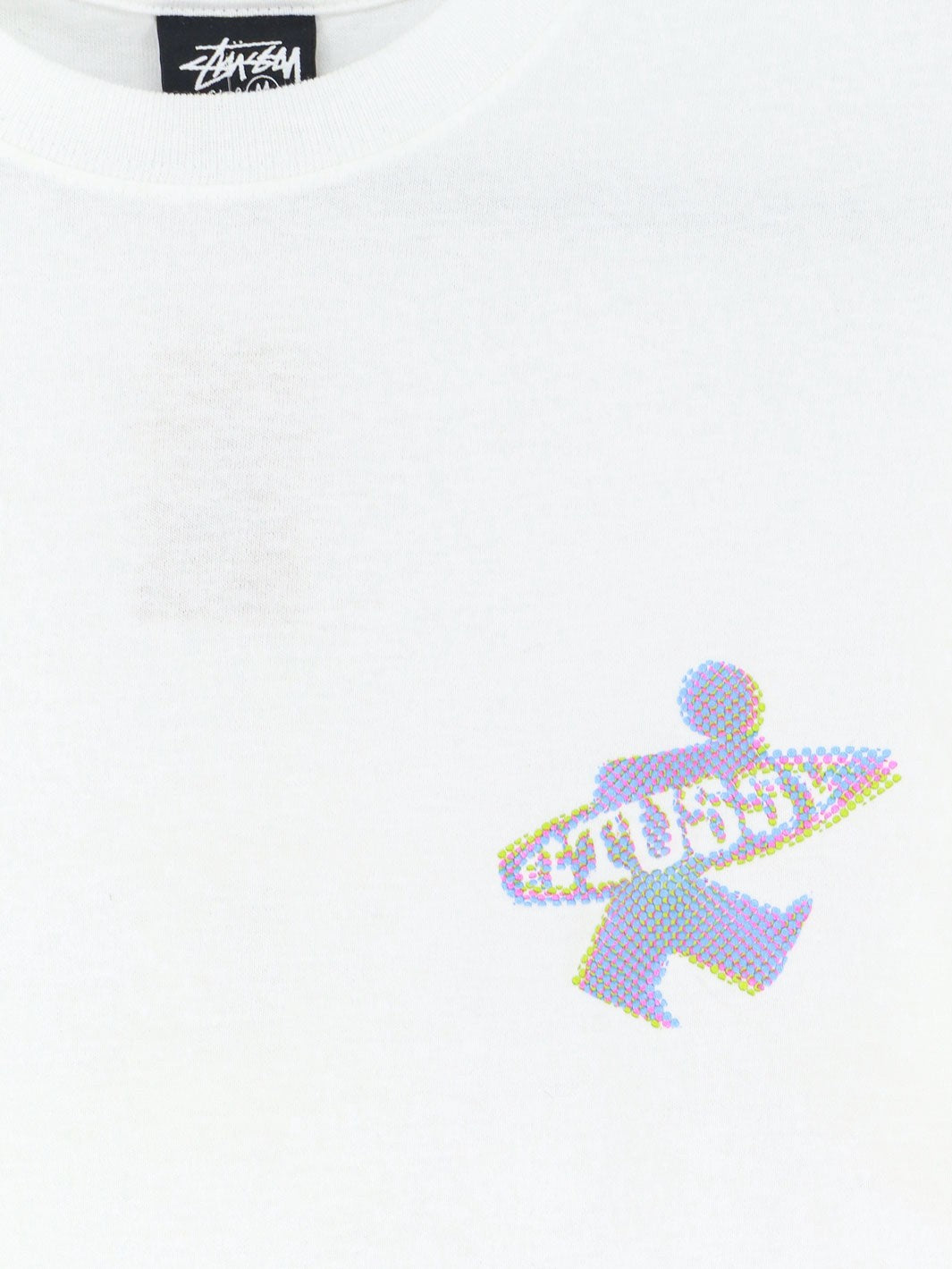 STUSSY - Dot Surf Cotton T-Shirt