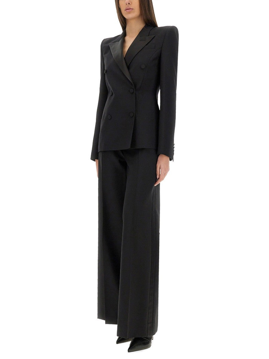 DOUBLE-BREASTED JACKET WITH VOLUMINOUS SHOULDERS