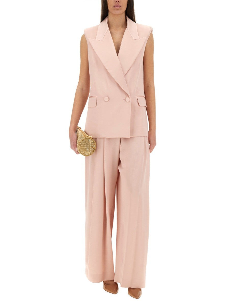 NINA RICCI - DOUBLE-BREASTED SLEEVELESS JACKET