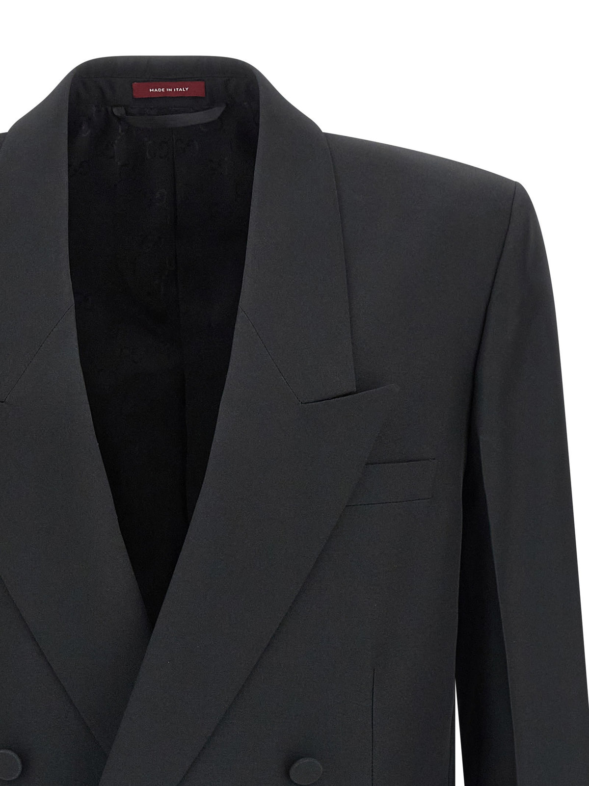 Gucci - Double-breasted technical Panama blazer