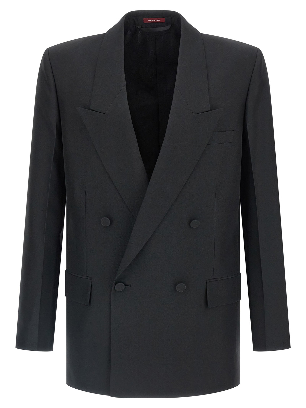 Gucci - Double-breasted technical Panama blazer