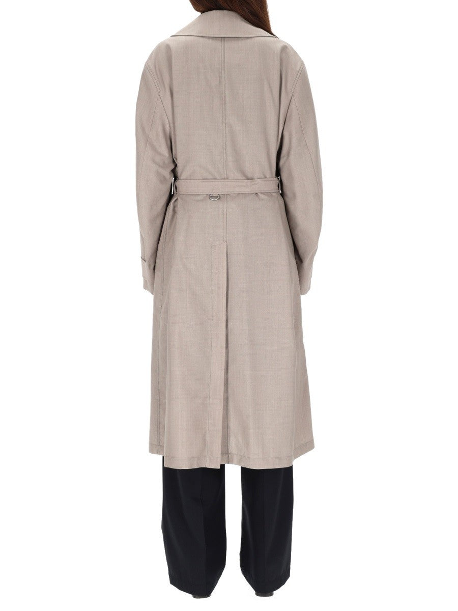 LEMAIRE LEMAIRE - DOUBLE-BREASTED TRENCH COAT