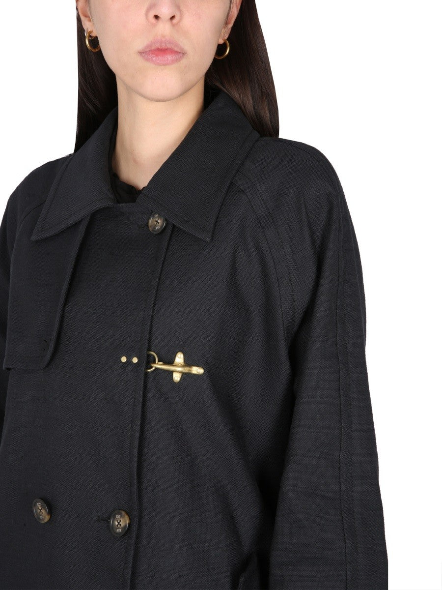 DOUBLE-BREASTED TRENCH COAT
