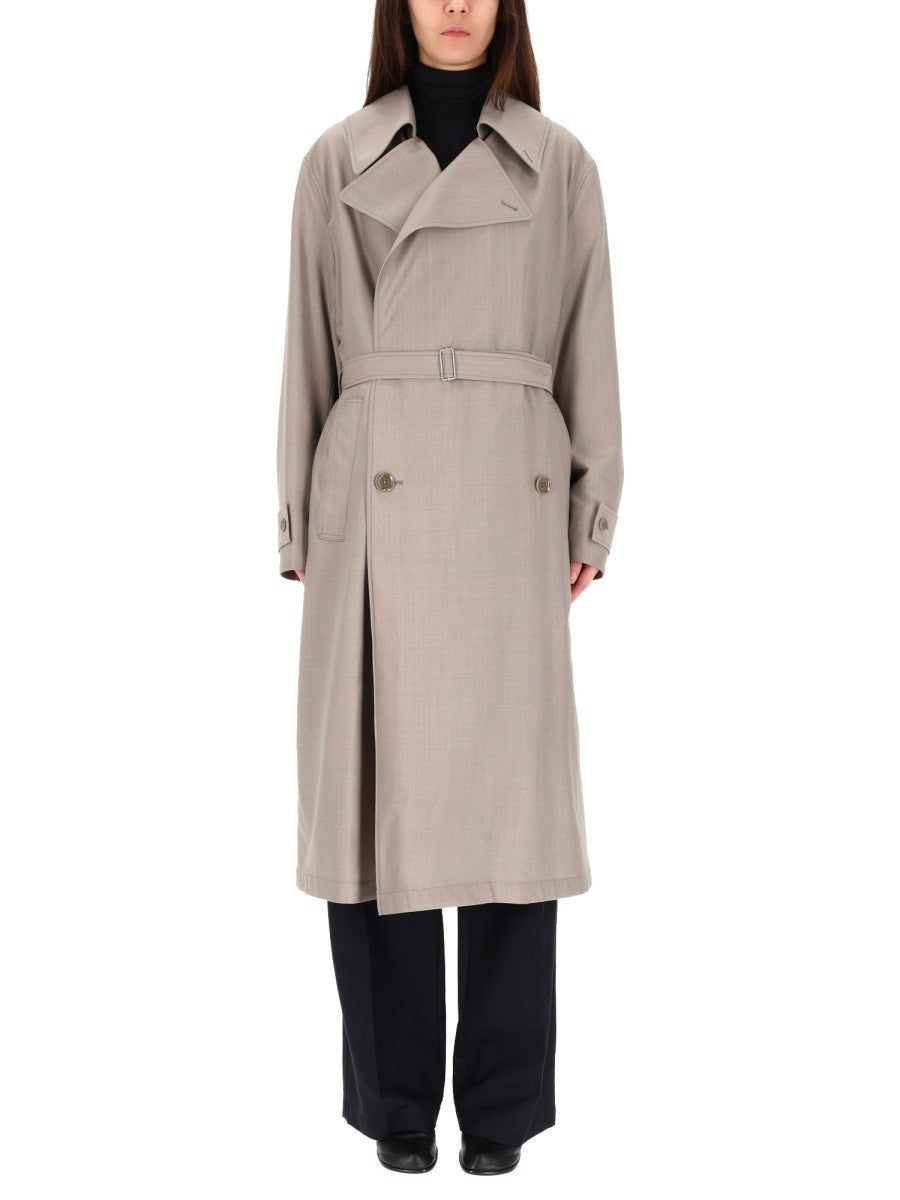 LEMAIRE LEMAIRE - DOUBLE-BREASTED TRENCH COAT