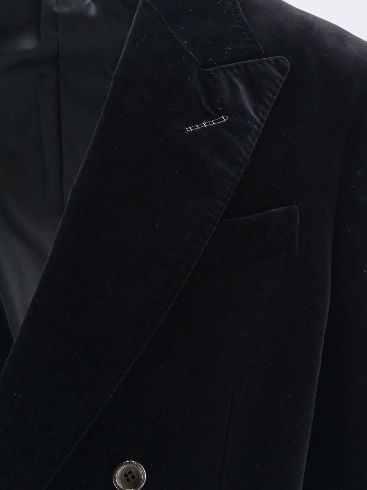 TOM FORD - Double-breasted velvet blazer