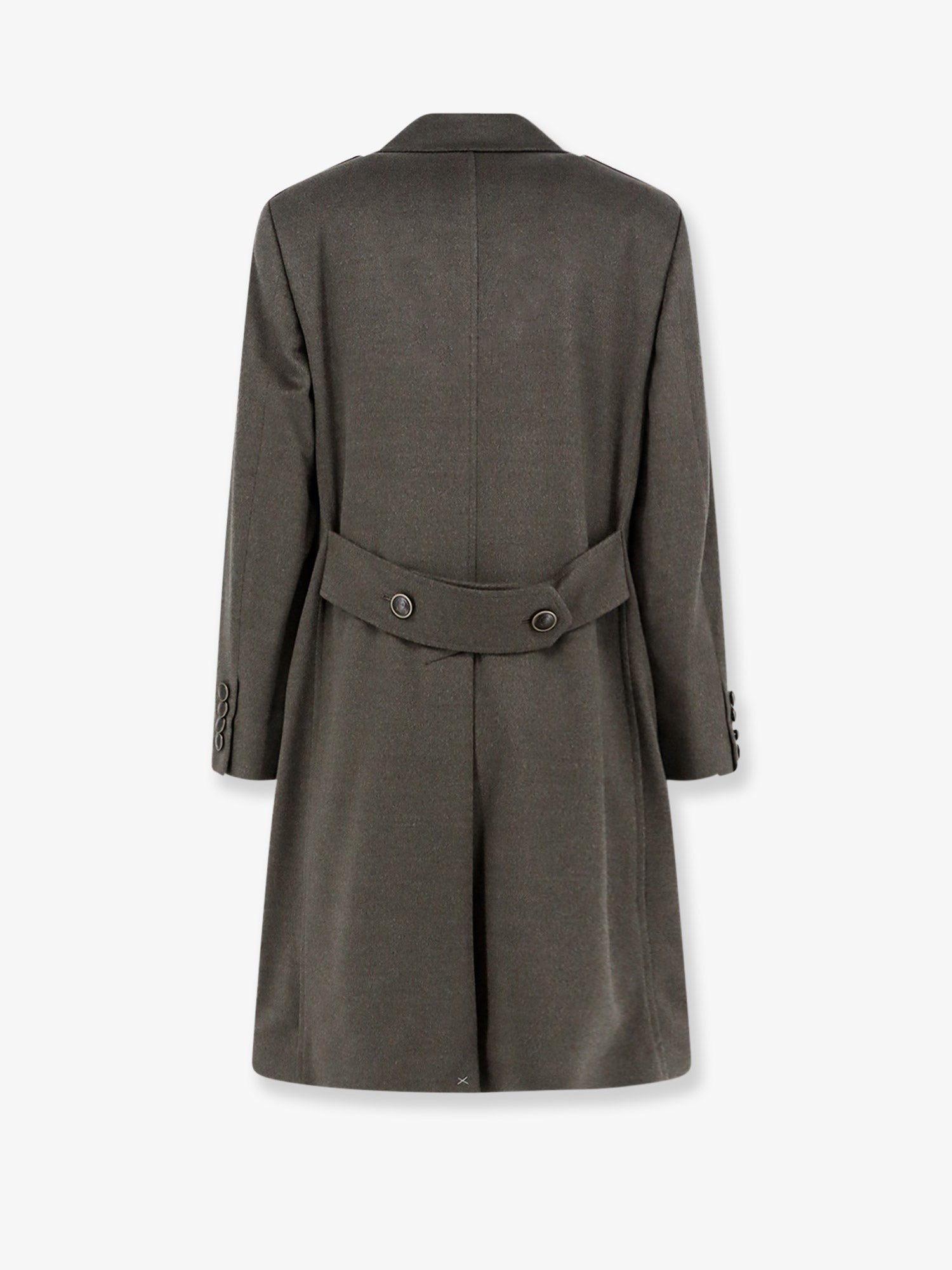 Brunello Cucinelli - Double-breasted virgin wool coat