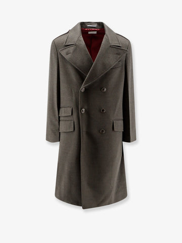 Brunello Cucinelli - Double-breasted virgin wool coat
