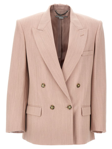 stella mccartney - Double-breasted wool blazer Pink 38 IT