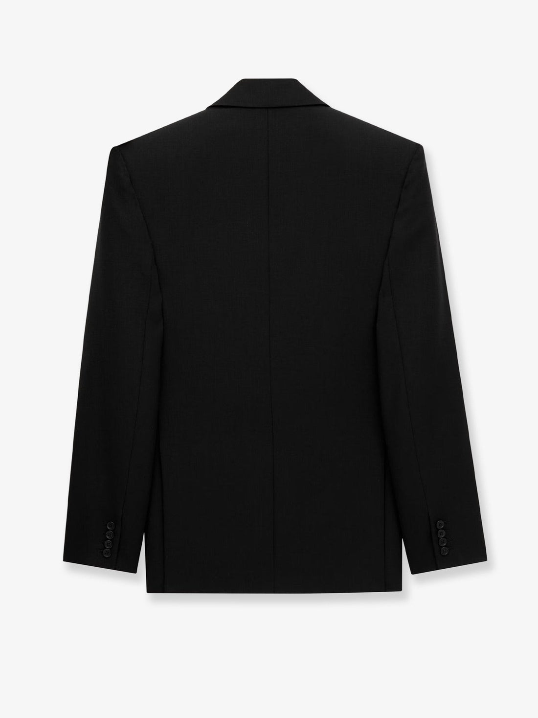 Double-breasted wool blazer