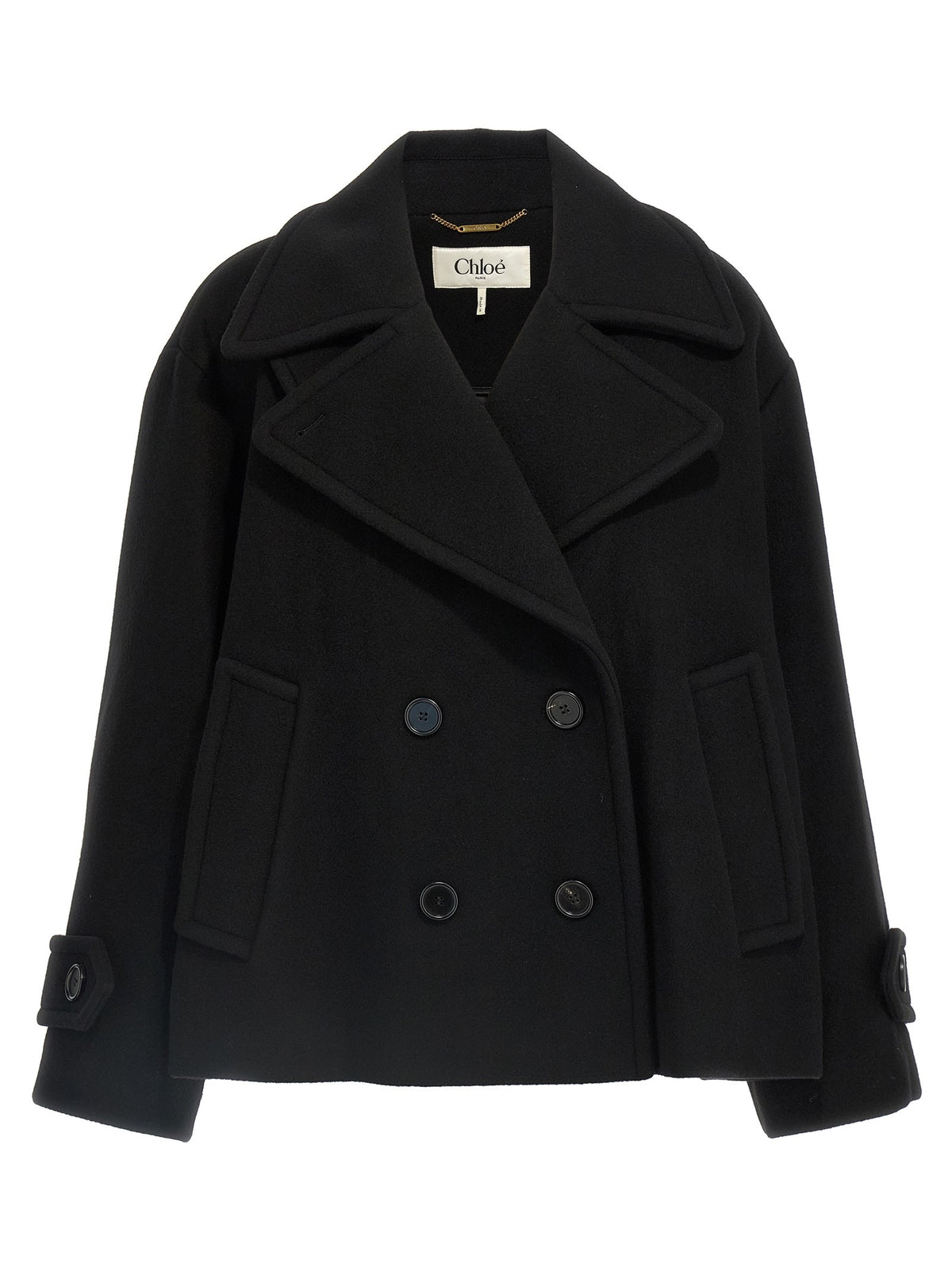 CHLOÉ - Double breasted wool coat double-breasted-wool-coat_fc8b0589-ab40-4ad5-b205-f0b825c3dcec