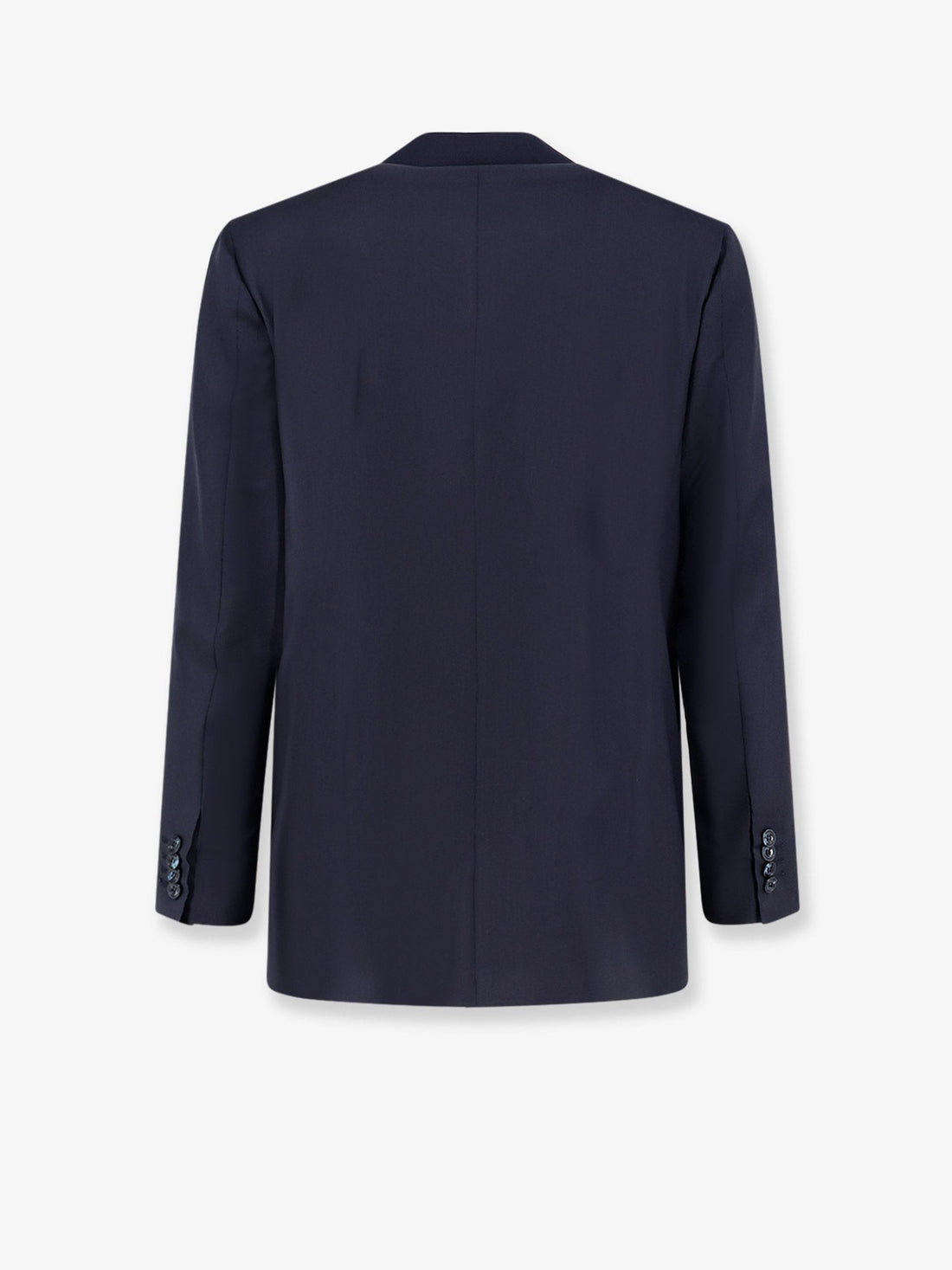 KITON CIRO PAONE - Double-breasted wool suit Nero