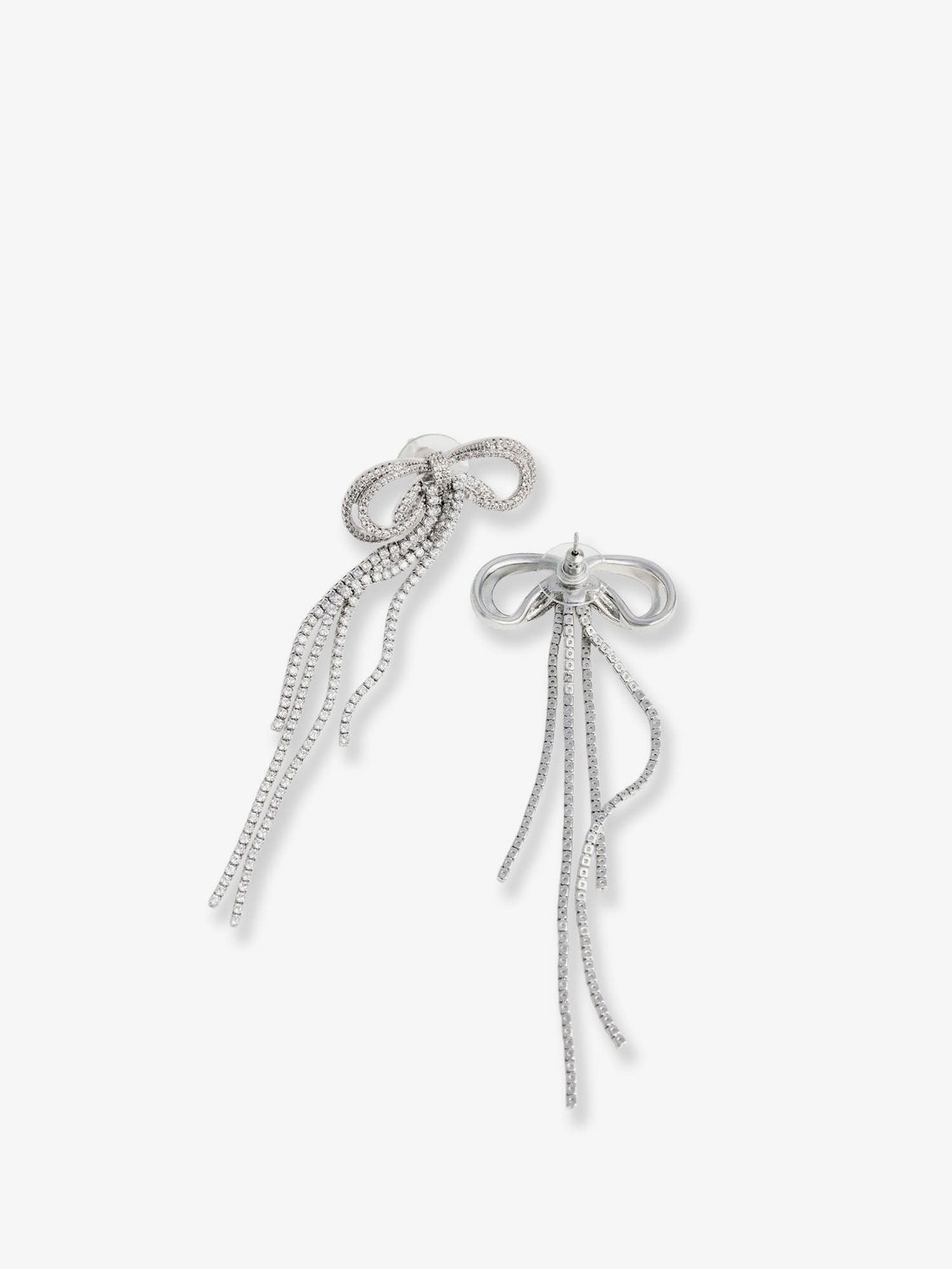 SELF PORTRAIT - Double Crystal Bow Earrings double-crystal-bow-earrings