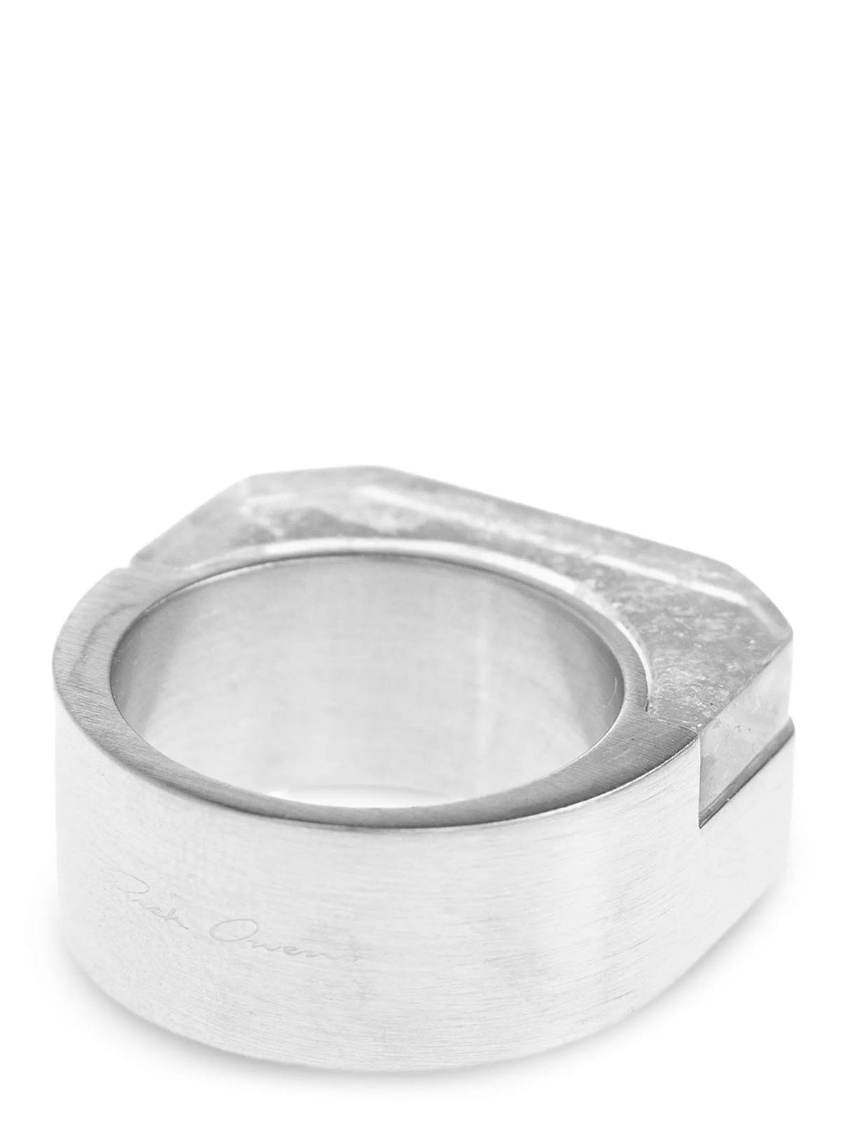 RICK OWENS - 'Double Crystal Hollywood' ring
