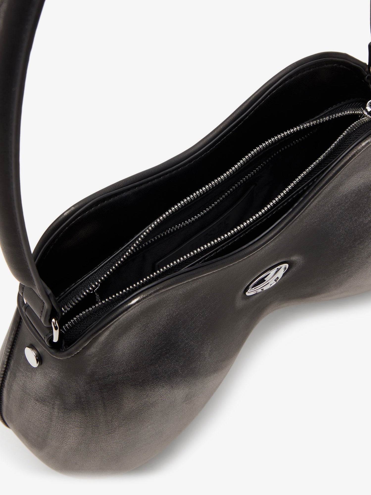 Double-D shoulder PU shoulder bag