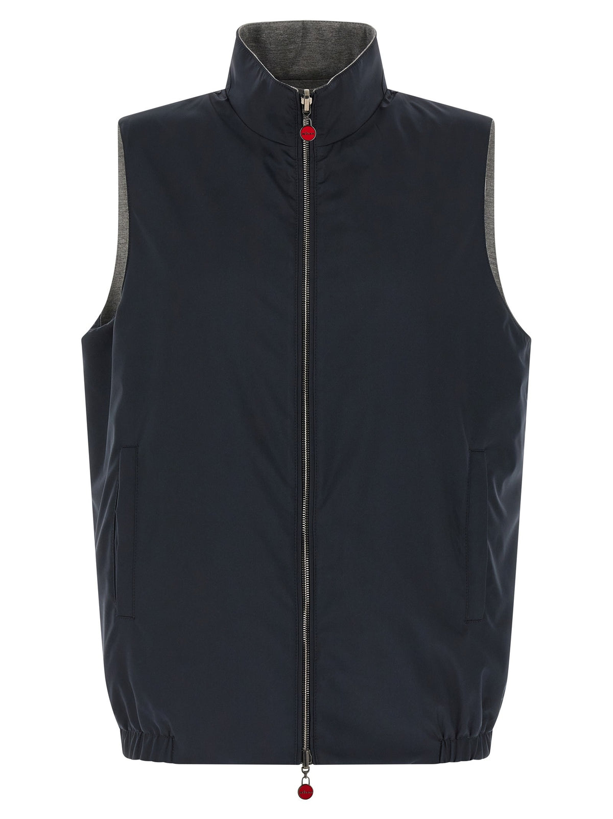 KITON - Double face nylon vest double-face-nylon-vest_d26dff90-2a1c-43c8-8cbe-cf160186c58e