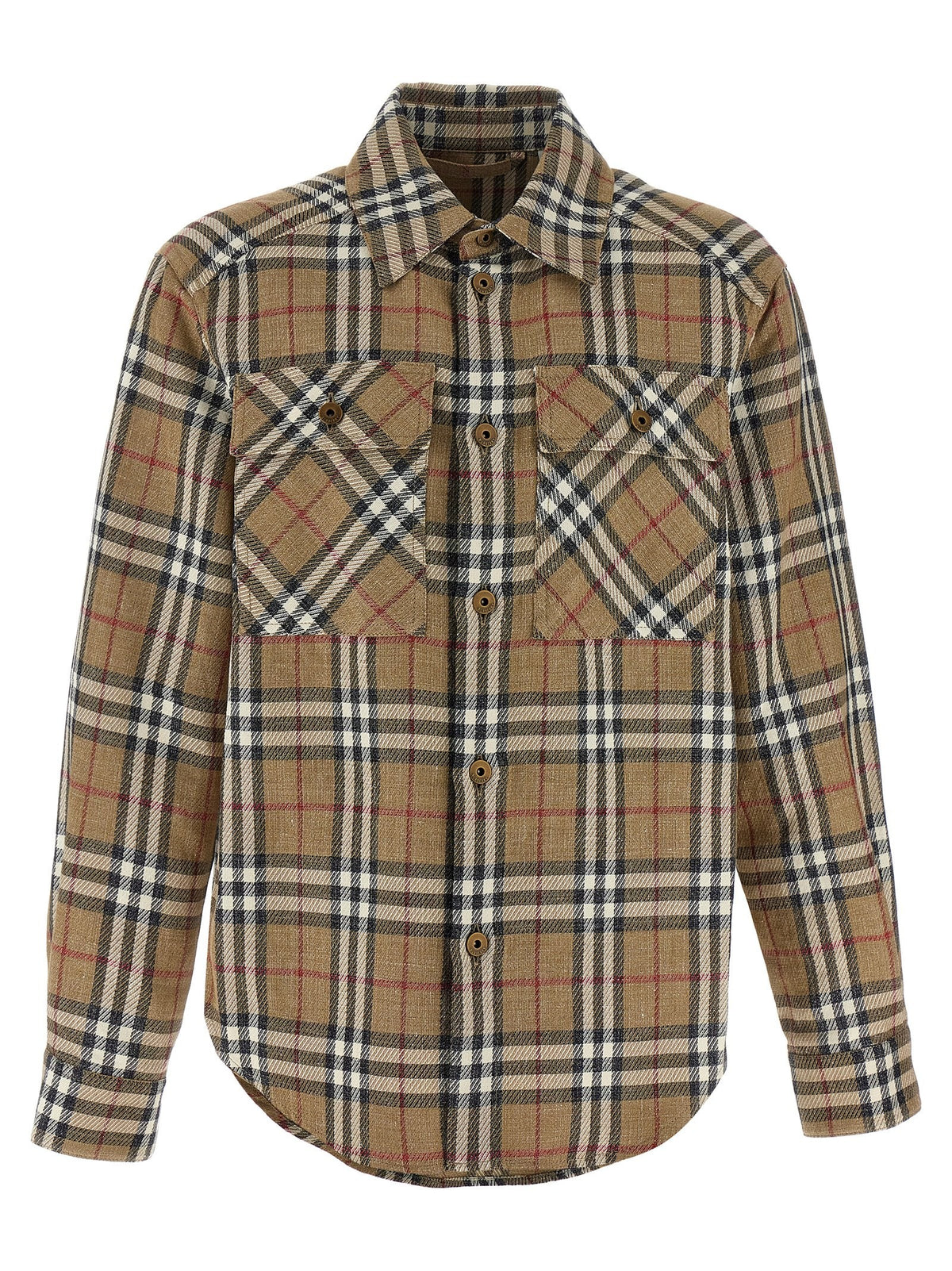 Burberry - Double face shirt Brown L