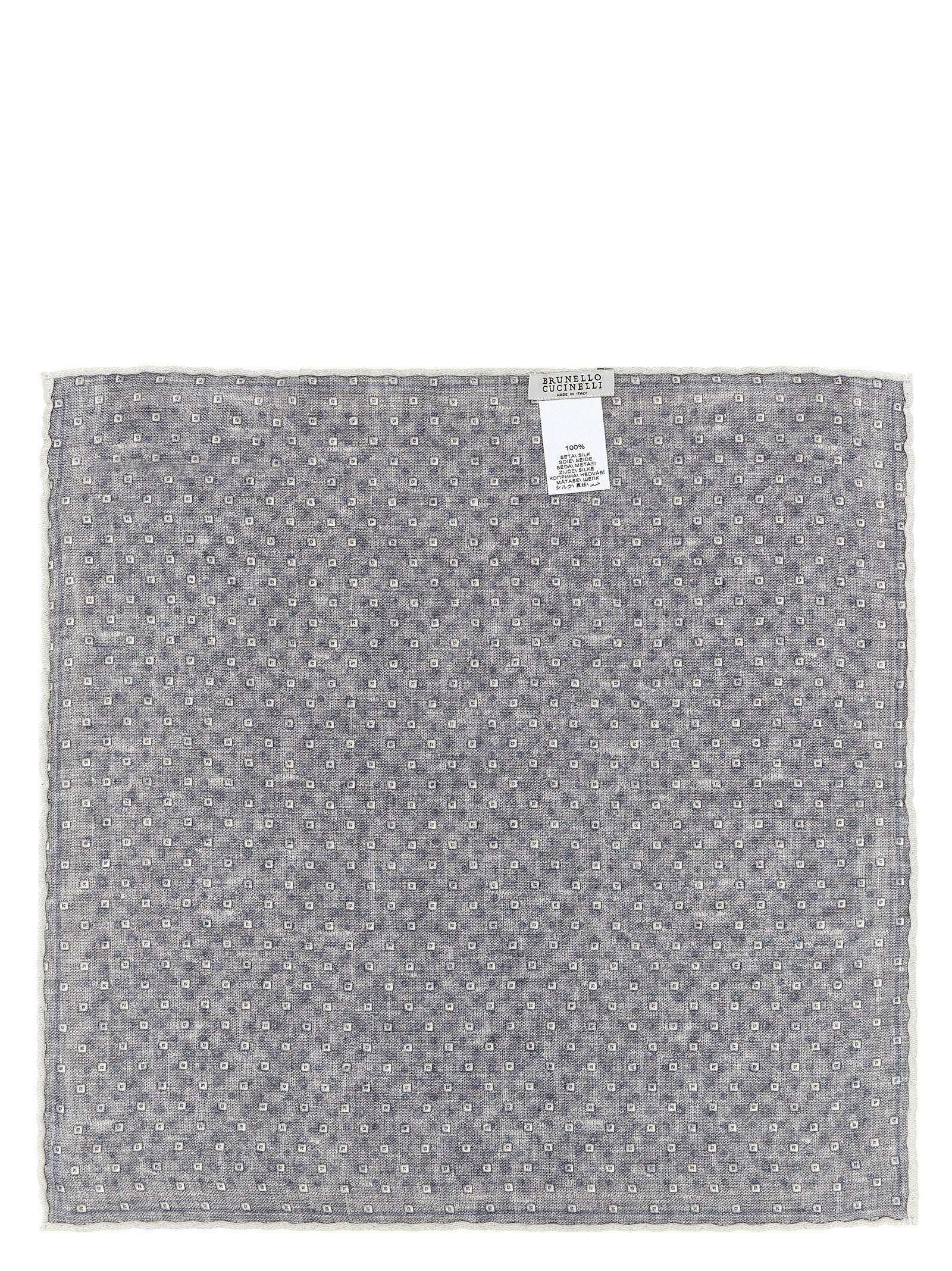 Brunello Cucinelli - Double face silk pocket clutch bag