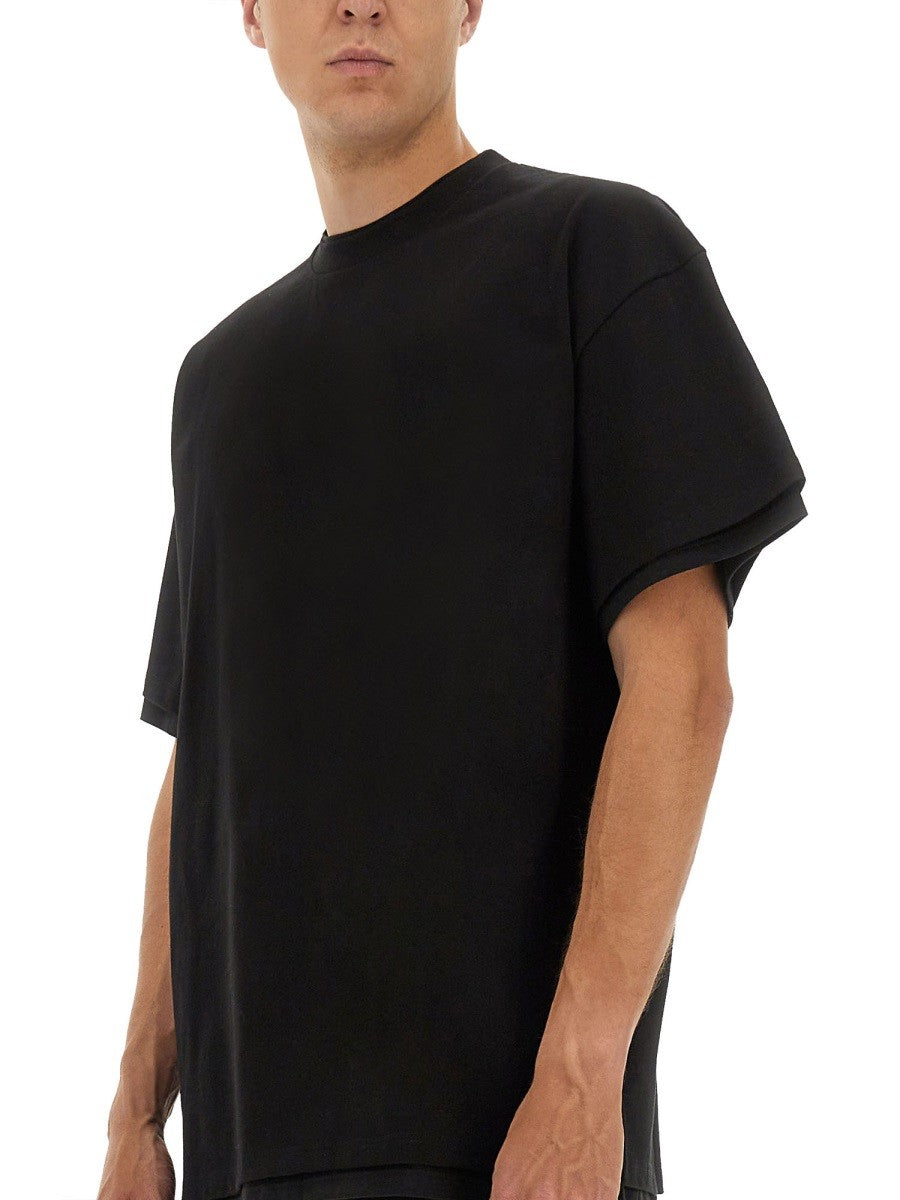 DOUBLE LAYER COTTON T-SHIRT