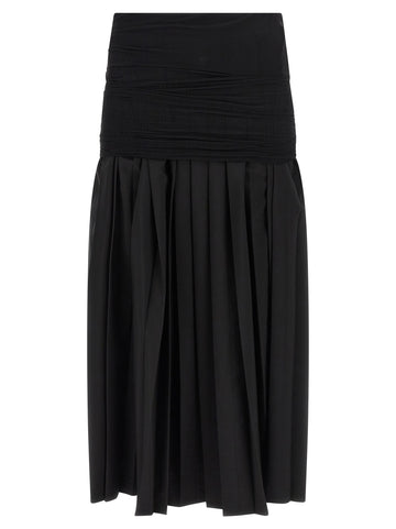 MM6 MAISON MARGIELA - Double layer skirt