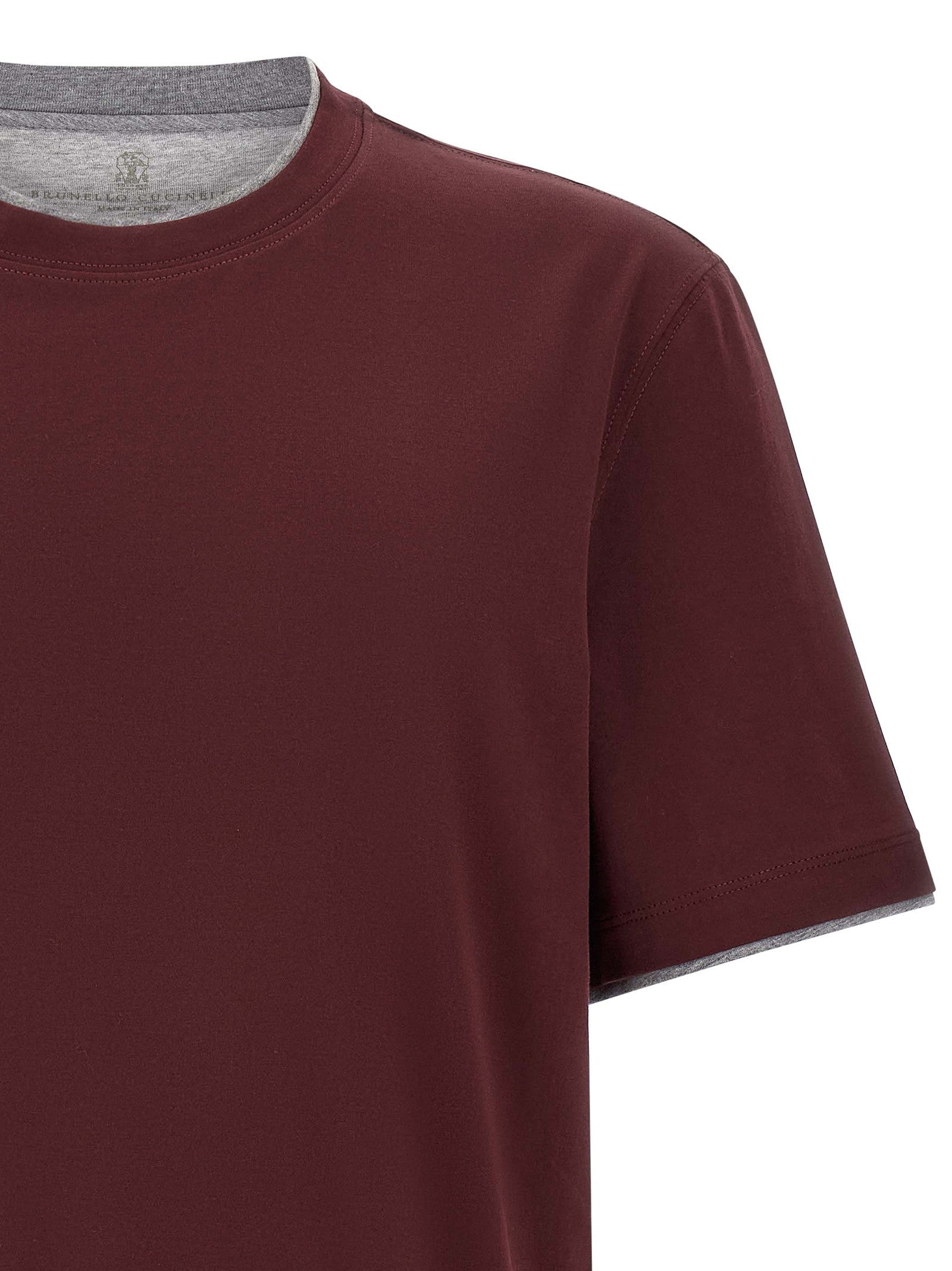Brunello Cucinelli - Double layer t-shirt