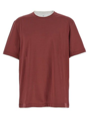 Brunello Cucinelli - Double layer t-shirt