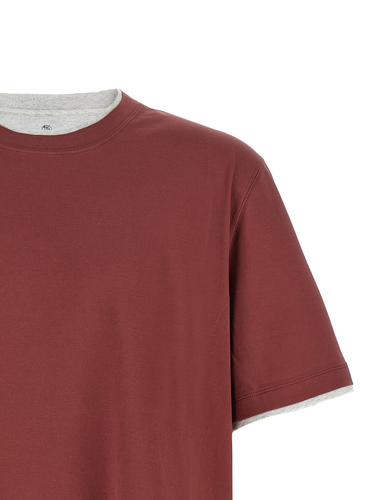 Brunello Cucinelli - Double layer t-shirt