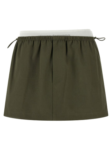 Alexander Wang - Double layer waist skirt