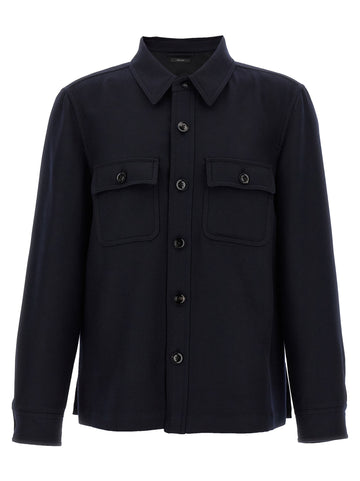 TOM FORD - 'Double Splittable Light Wool' overshirt