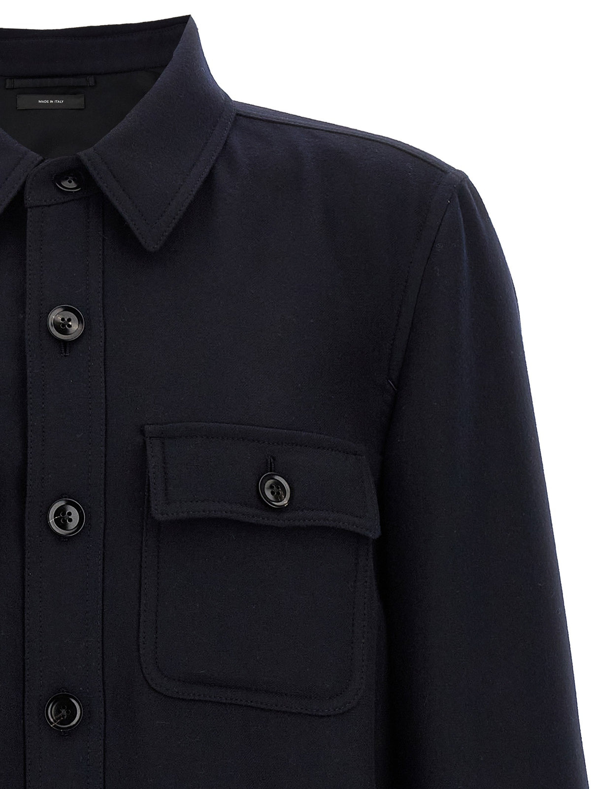 TOM FORD - 'Double Splittable Light Wool' overshirt
