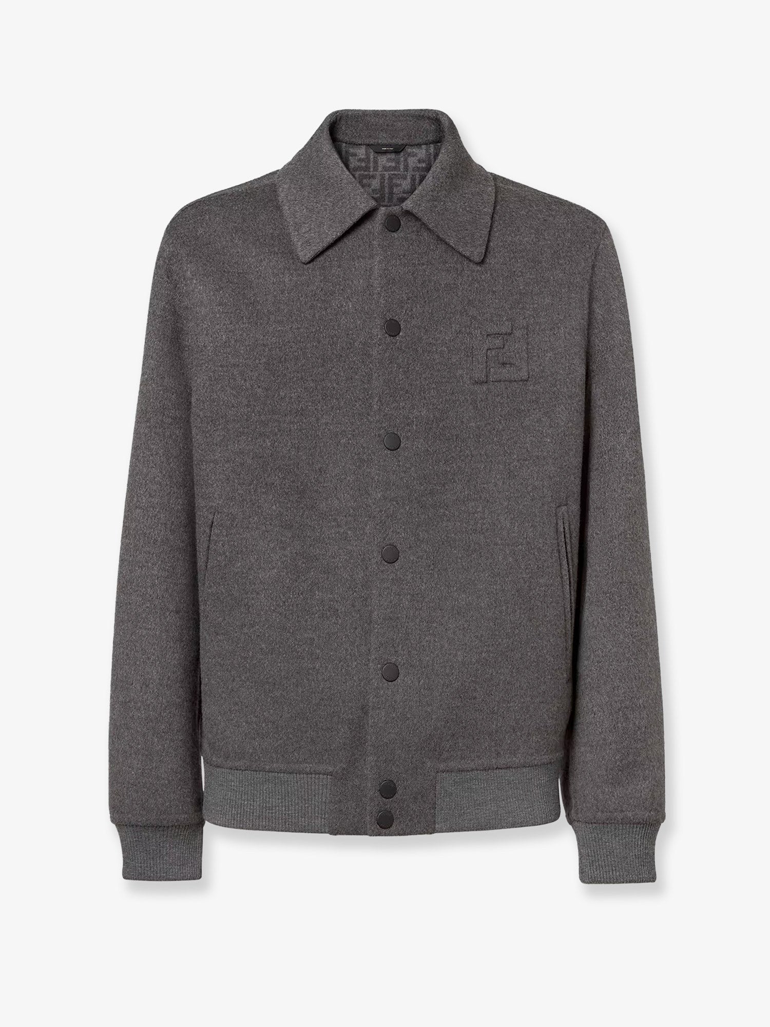 Double wool jacket with FF detail