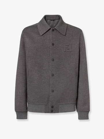 Double wool jacket with FF detail