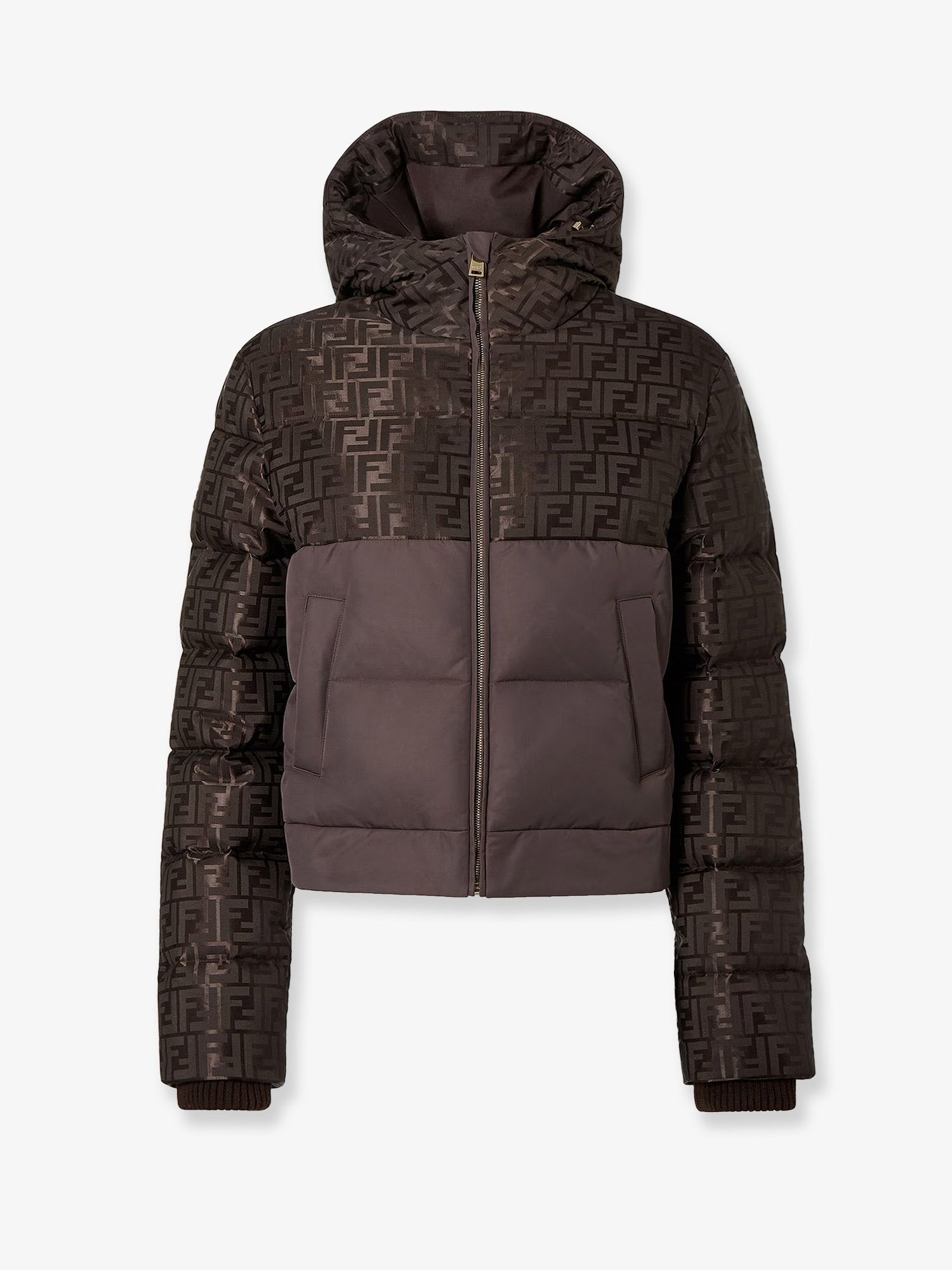 Down Jacket with FF Jacquard insert