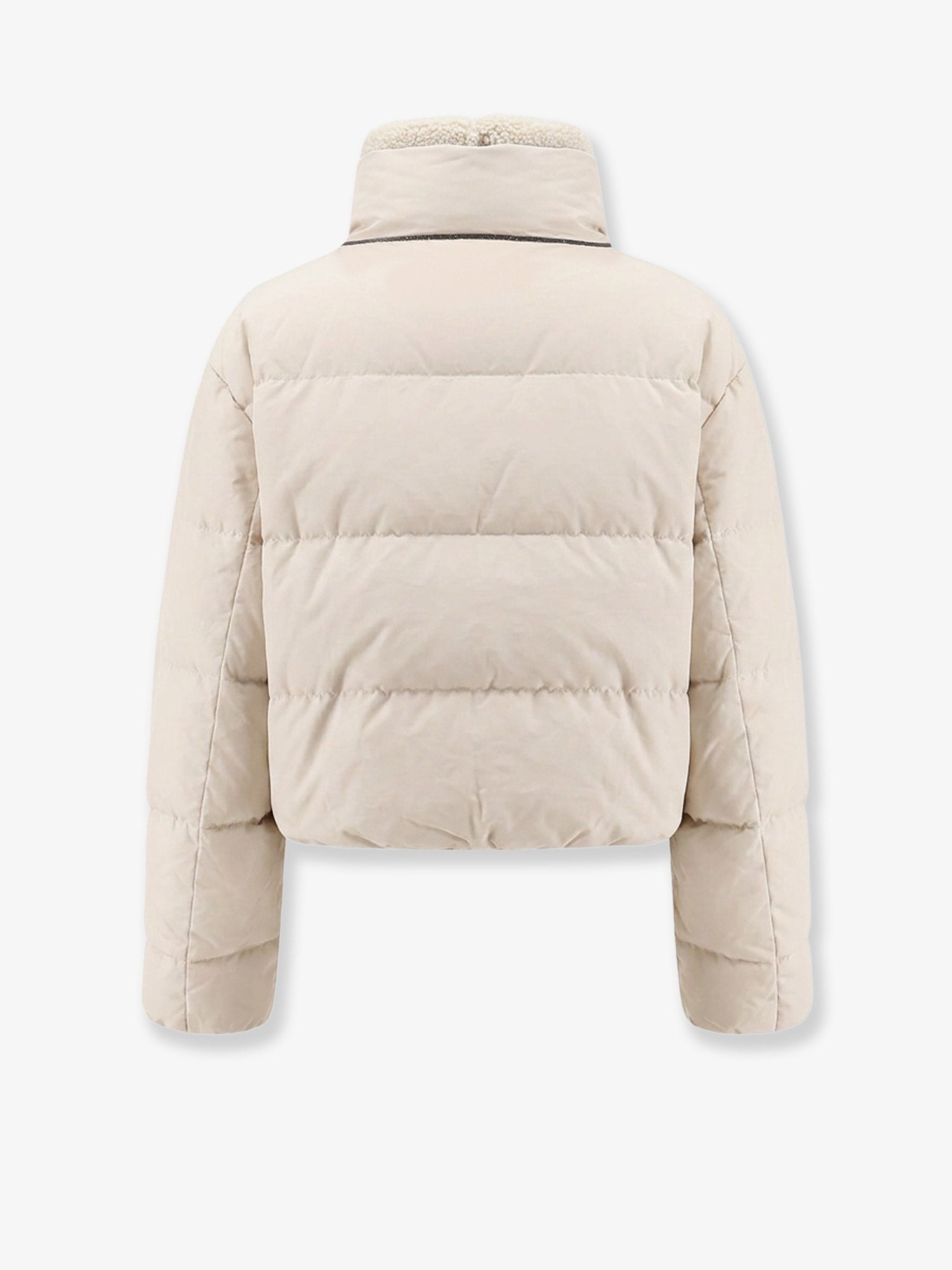 Brunello Cucinelli - Down jacket with shearling collar