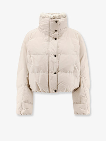 Brunello Cucinelli - Down jacket with shearling collar