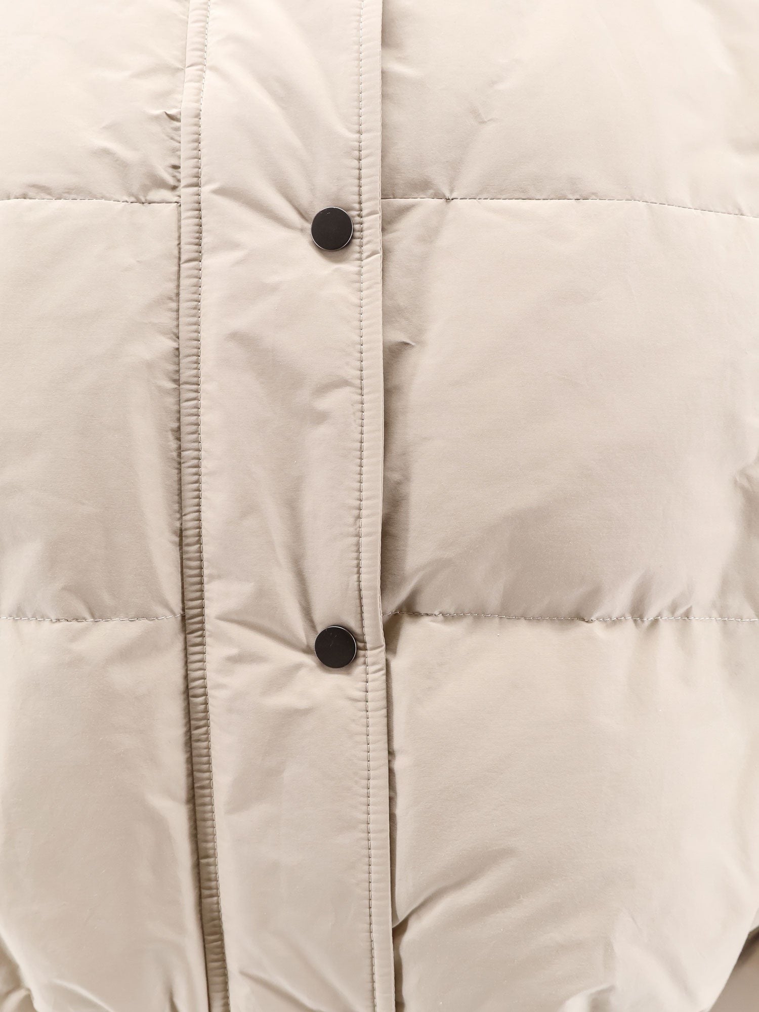 Brunello Cucinelli - Down jacket with shearling collar