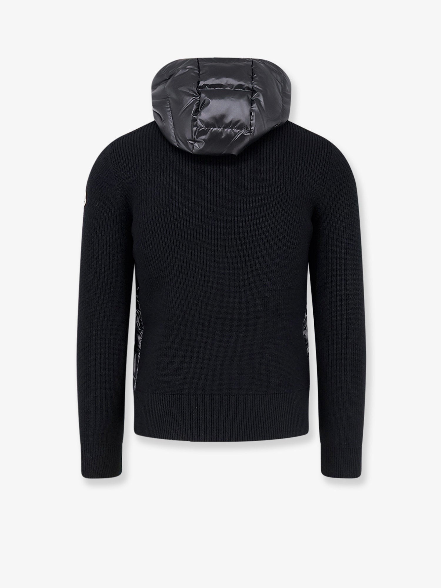 Moncler - Down Jacket with virgin wool inserts