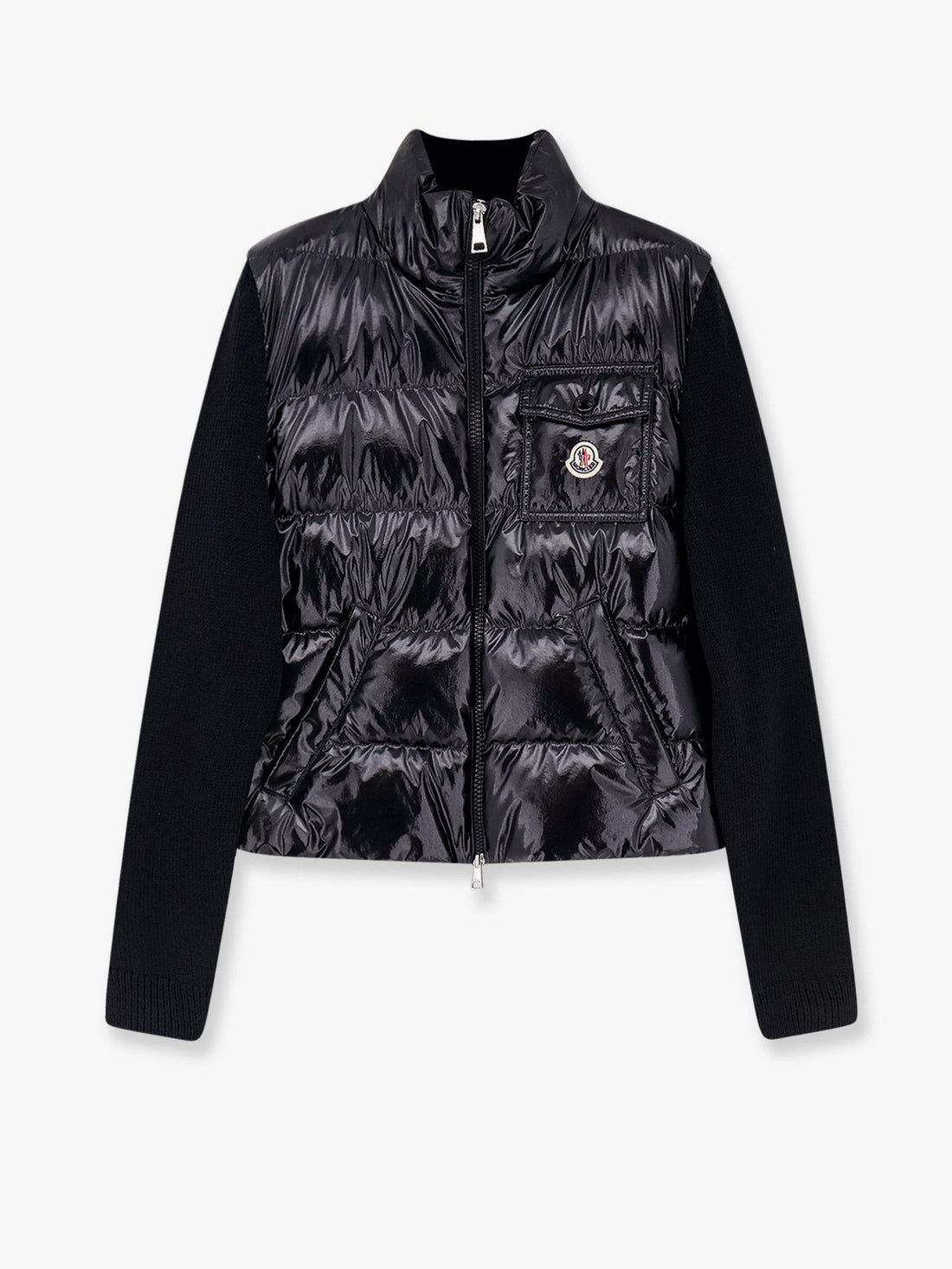 Moncler Down Jacket with virgin wool inserts