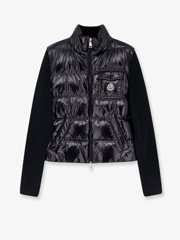 Moncler Down Jacket with virgin wool inserts