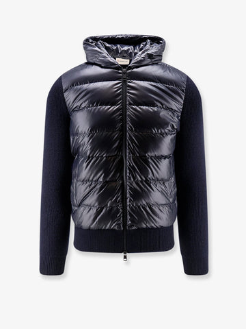 Moncler - Down Jacket with virgin wool inserts