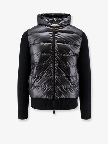 Moncler - Down Jacket with virgin wool inserts