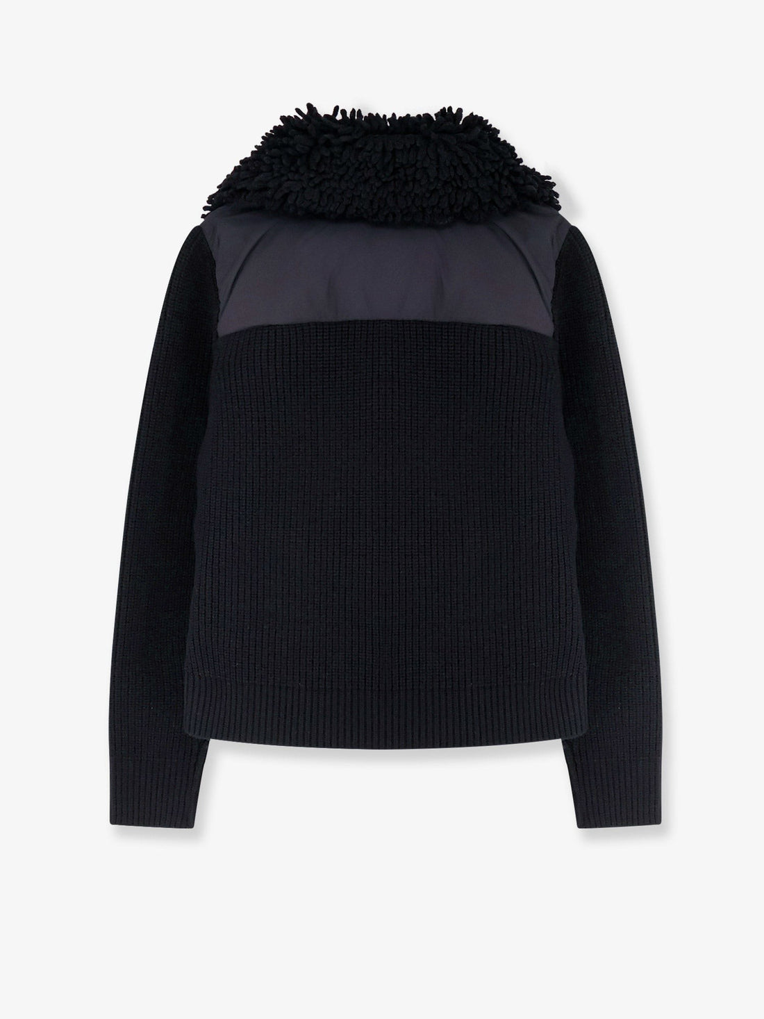 Down Jacket with wool inserts