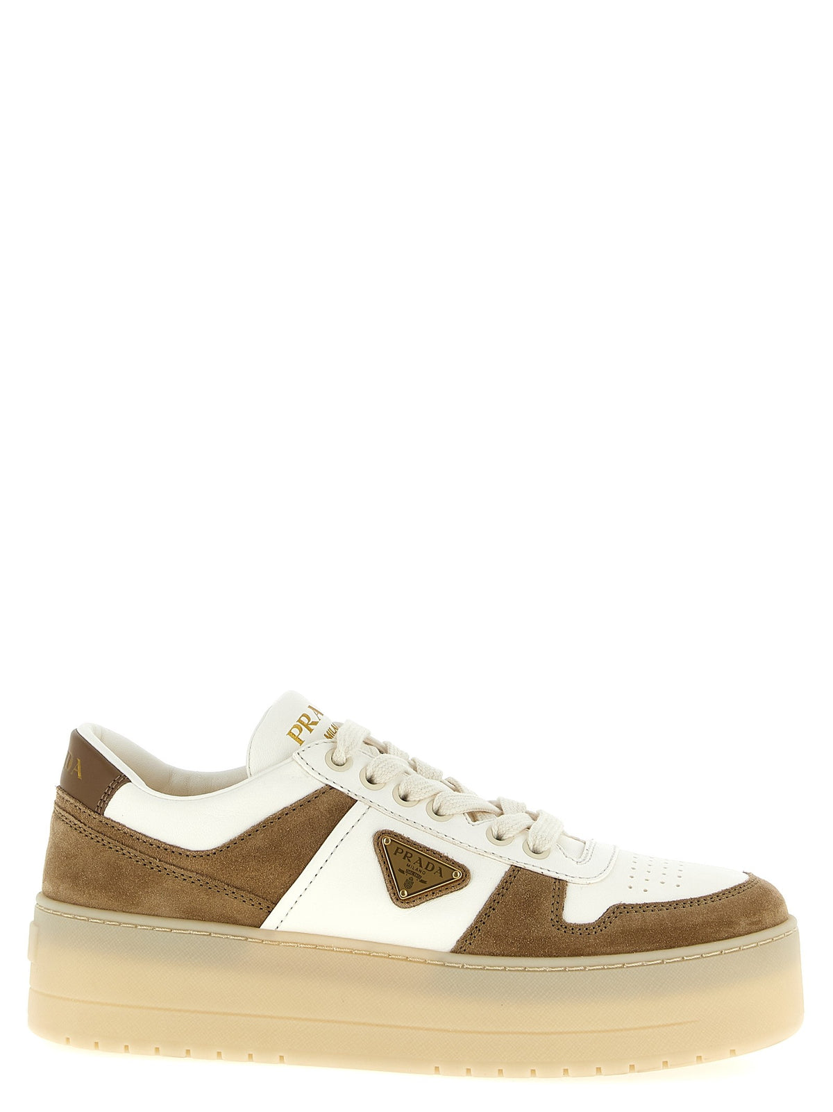 PRADA - 'Downtown Bold' sneakers beige