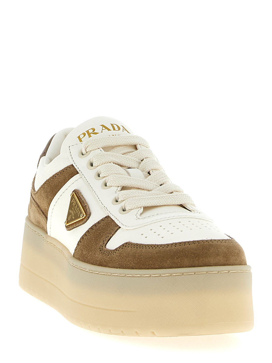 PRADA - 'Downtown Bold' sneakers beige