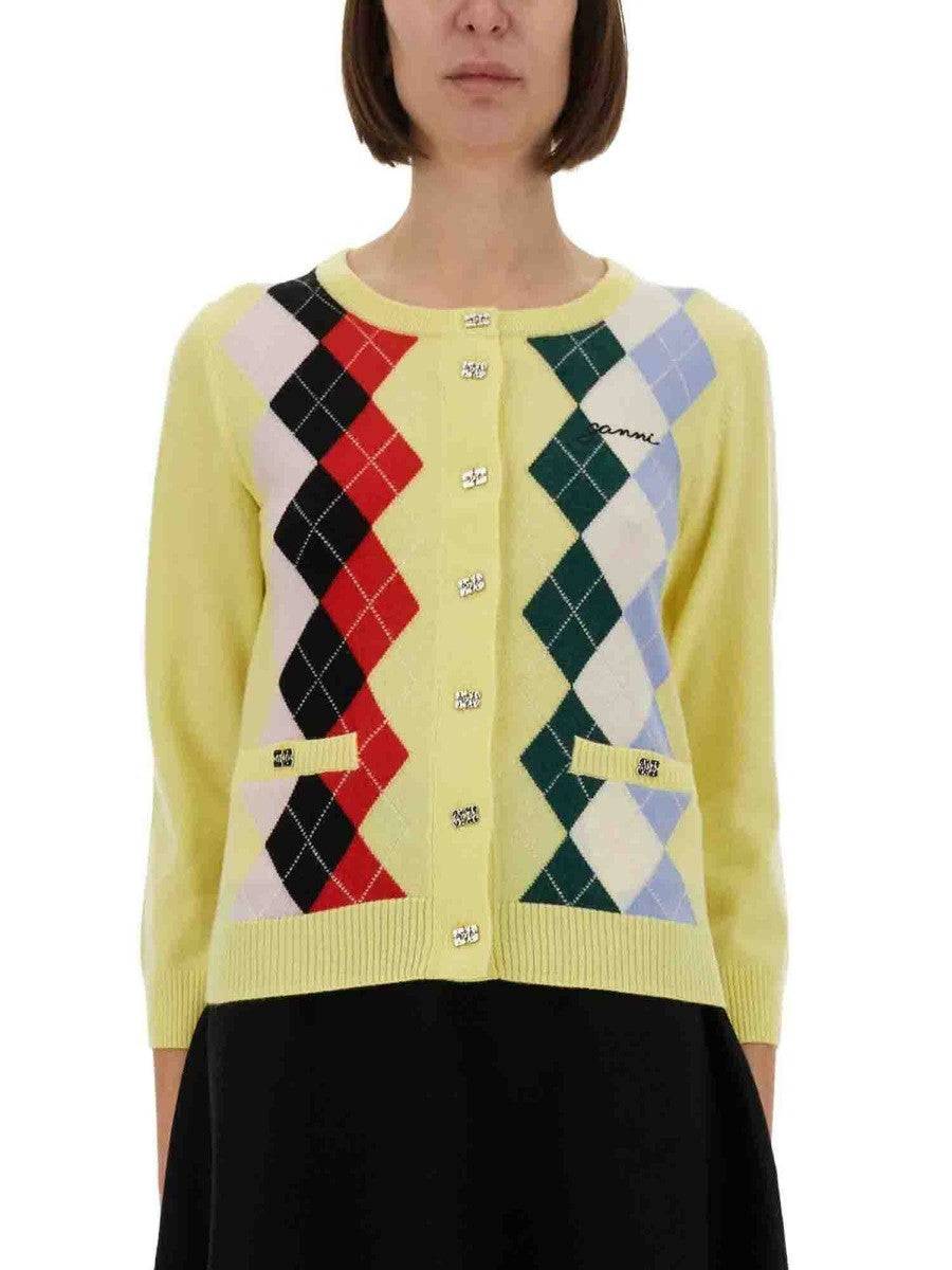 GANNI - JACQUARD CASHMERE CARDIGAN dpp_50c56f44-c0a6-4e7c-abc5-fd0cdbe78e01