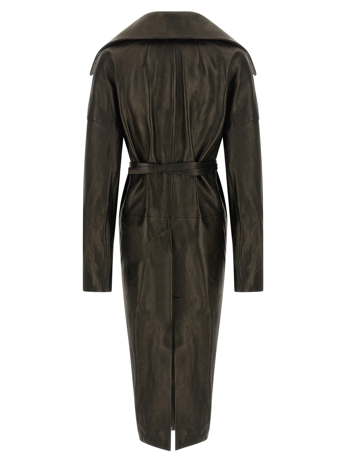 RICK OWENS - 'Dracucollar Belted' coat